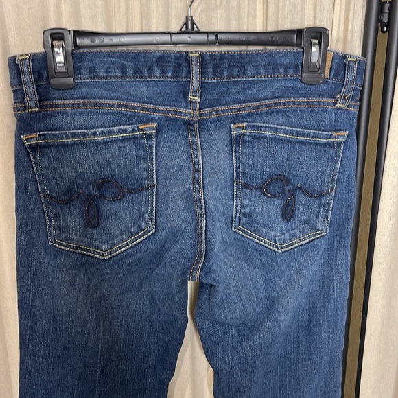 GUESS- 81 STRETCH FLARED JEANS SIZE 28 - Picture 9 of 12